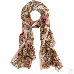 J Crew | Bouquet-dot Wool Scarf